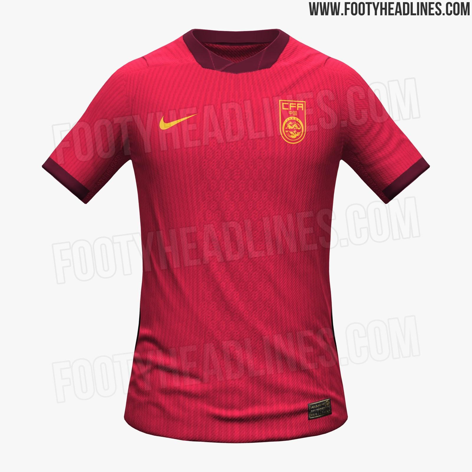 PG电子官方网站-国足2026球衣曝光:主场球衣延续红色配色,客场回归黄色主色调